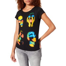Sisley 100 Siyah Kadın T-shirt