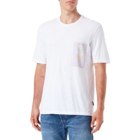 Sisley 101 Beyaz Erkek T-Shirt