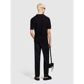 Sisley 324P4AGHSF049 Siyah Keten Comfort Fit Erkek Pantolon