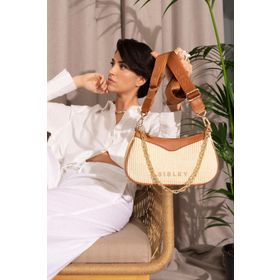 Sisley SLY044 Bej Kadın Omuz Çantası
