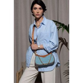 Sisley SLY044 Mavi Kadın Kol Çantası