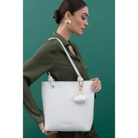 Sisley SLY160 Beyaz Kadın Omuz Çantası