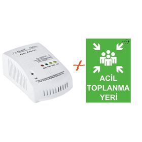 Sismik Gasis-M Metan Doğalgaz ve LPG Gaz Alarm Cihazı