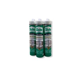 Sista 280 ml x 3'lü Şeffaf Silikon