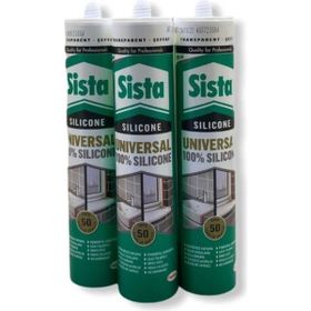 Sista 280 ml x 3'lü Şeffaf Silikon