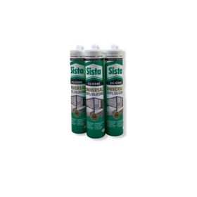 Sista 280 ml x 3'lü Şeffaf Silikon
