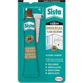 Sista Şeffaf 50 gr Üniversal Silikon