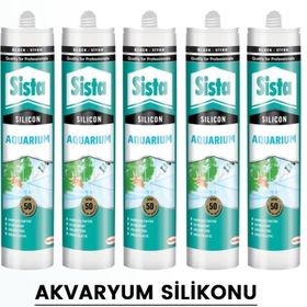 Sista Şeffaf 5x310 gr Akvaryum Silikonu