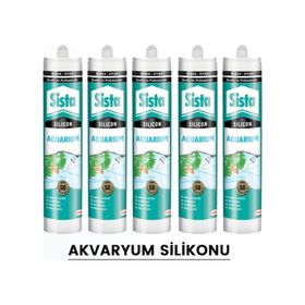 Sista Şeffaf 5x310 gr Akvaryum Silikonu