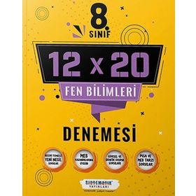 Sistematik Yayınları 8. Sınıf Fen Bilimleri 12x20 Deneme