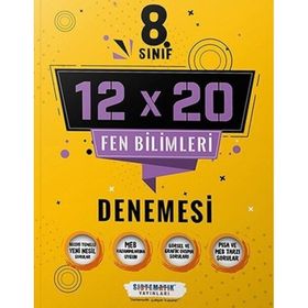 Sistematik Yayınları 8. Sınıf Fen Bilimleri 12x20 Deneme