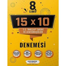 Sistematik Yayınları 8. Sınıf T.C. İnkılap Tarihi ve Atatürkçülük 15x10 Deneme