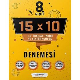 Sistematik Yayınları 8. Sınıf T.C. İnkılap Tarihi ve Atatürkçülük 15x10 Deneme