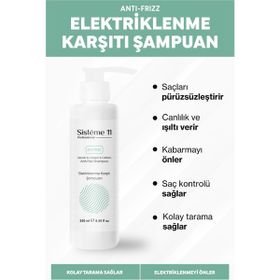 Sisteme 11 Elektriklenme Karşıtı 250 ml Şampuan