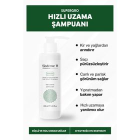 Sisteme 11 Hızlı Uzama 250 ML Şampuanı