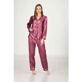 Sistina 1613 Saten Mor Pijama Takım
