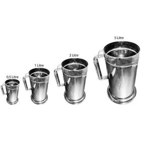 Site Hırdavat 0.5 lt İnox Paslanmaz Litre Kabı Süt Ölçeği