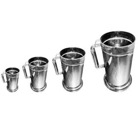 Site Hırdavat 1 lt İnox Paslanmaz Litre Kabı Süt Ölçeği
