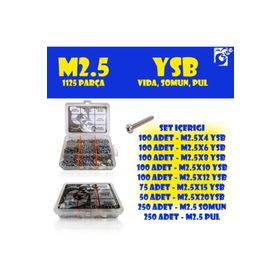 Site Hırdavat 1125 Parça M2.5 YSB Vida Seti