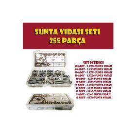 Site Hırdavat 255 Parça Sunta Vidası Seti