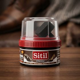Sitil 175 ml Classic Krem Koyu Kahve Ayakkabı Boyası