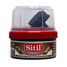 Sitil 175 ml Classic Krem Koyu Kahve Ayakkabı Boyası