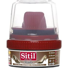 Sitil 175 ml Classic Krem Koyu Kahve Ayakkabı Boyası