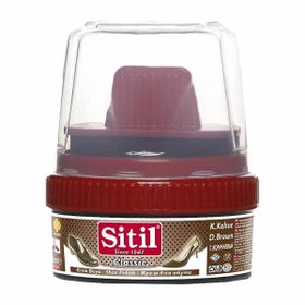 Sitil 175 ml Classic Krem Koyu Kahve Ayakkabı Boyası