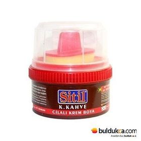 Sitil 200 gr Koyu Kahve Cilalı Krem Boya