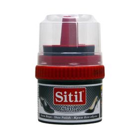 Sitil 50 ml Classic Krem Siyah Ayakkabı Boyası