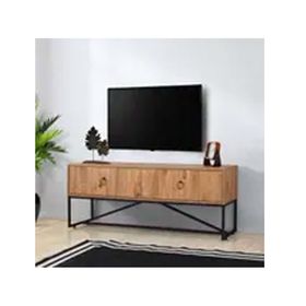 Sivas Gözde Mobilya Loft Ferforje Çekmeceli 150 cm Tv Sehpası