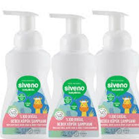 Siveno 3x250 ml Bebek Köpük Şampuanı