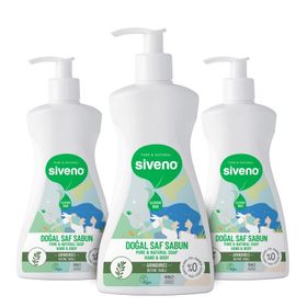 Siveno 3x300 ml Defne Yağlı Doğal Sıvı Sabun