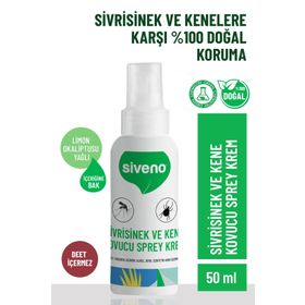 Siveno 50 ml Sivrisinek ve Kene Kovucu Sprey Krem
