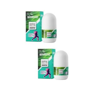 Siveno 50mlx 2 Sportive By-Bayan Unisex Doğal Roll On