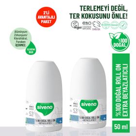 Siveno Beyazlatıcı 2x50 ml Roll-On