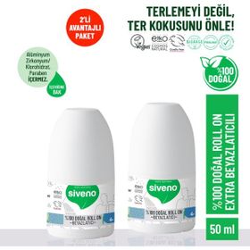 Siveno Beyazlatıcı 2x50 ml Roll-On
