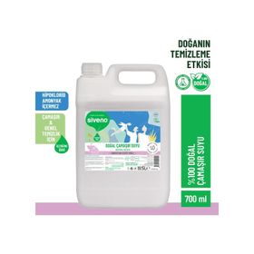 Siveno Bitkisel Lavanta Çay Ağacı Tüm Yüzey ve Kumaşlarda 5000 ml %100 Doğal Çamaşır Suyu