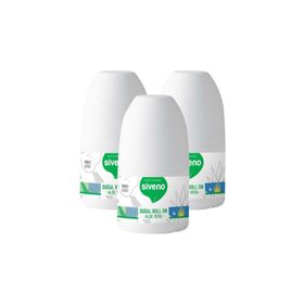 Siveno Doğal Ferahlatıcı Aloe Vera 3x50 ml Kadın Roll-On