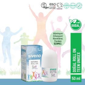 Siveno Doğal Teen Unisex 50 ml Roll-On