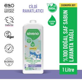 Siveno Lavanta Yağlı 1000 ml Doğal Sıvı Sabun