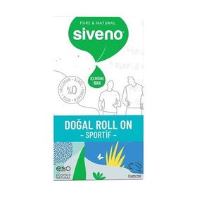 Siveno Sportif Beyaz Doğal 50 ml Unisex Roll-on Deodorant