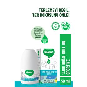 Siveno Sportive 50 ml Pudrasız Roll-On Deodorant