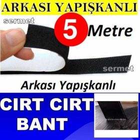Siyah 2 cm Cırt Cırt Bant