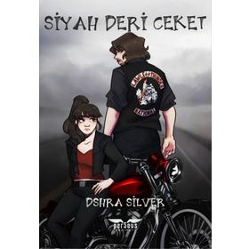 Siyah Deri Ceket Dshra Silver - Perseus