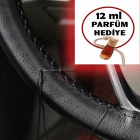 Siyah Soft Deri Siyah Direksiyon Kılıfı