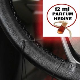 Siyah Soft Deri Siyah Direksiyon Kılıfı