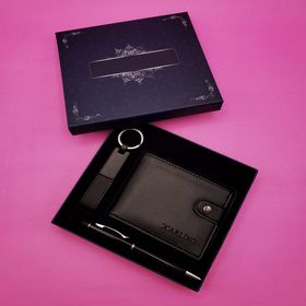 Siyah Touchpen Kalem Anahtarlık Ve Cüzdan