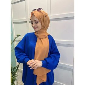 Siyane 00737 Açık Hardal Scarf Medine İpeği Şal