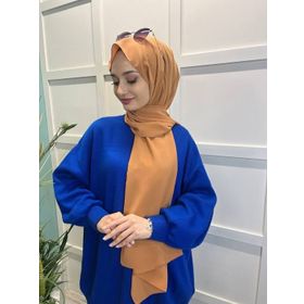Siyane 00737 Açık Hardal Scarf Medine İpeği Şal